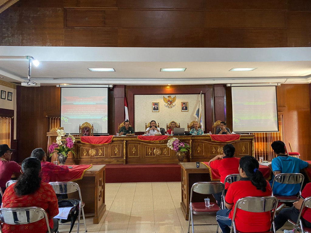 Musdes Penetapan Prioritas Penggunaan Dana Desa Tahun 2022 dan Perubahan Pelaksanaan Kegiatan Ketahanan Pangan Nabati dan Hewani Tahun 2022